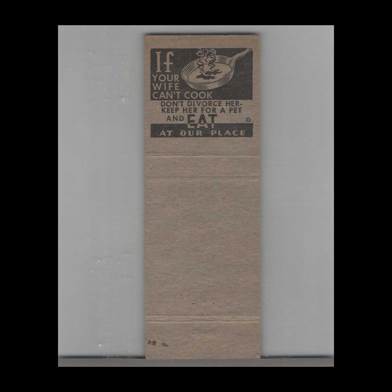 Matchbook Cover Club Cafe Waco TX Matchbook Cover Club Cafe Waco TX