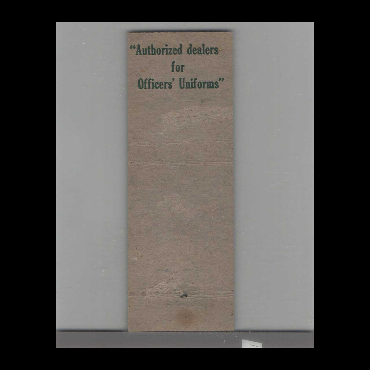 Matchbook Cover Miami FL Bishops Mens Wear Store Matchbook Cover Miami FL Bishops Mens Wear Store