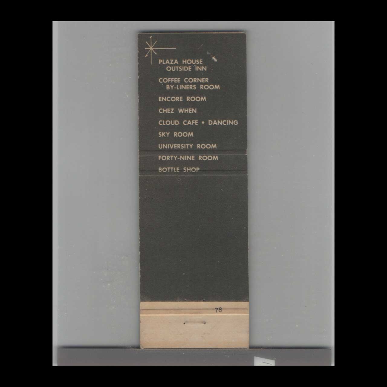 Matchbook Cover Miami FL Dupont Plaza Hotel Matchbook Cover Miami FL Dupont Plaza Hotel