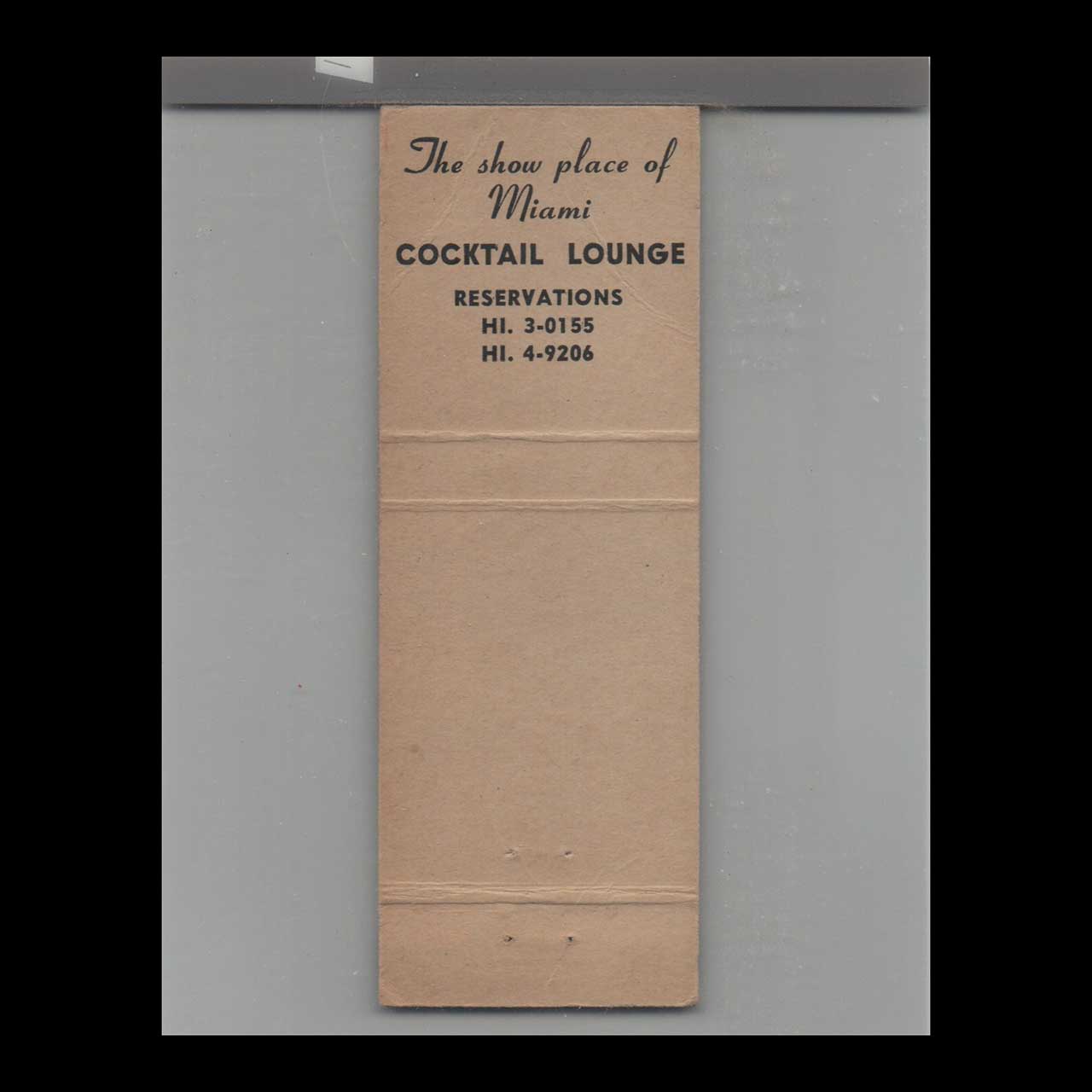 Matchbook Cover Miami FL The Garden Restaurant Coastal Cuisine Matchbook Cover Miami FL The Garden Restaurant Coastal Cuisine