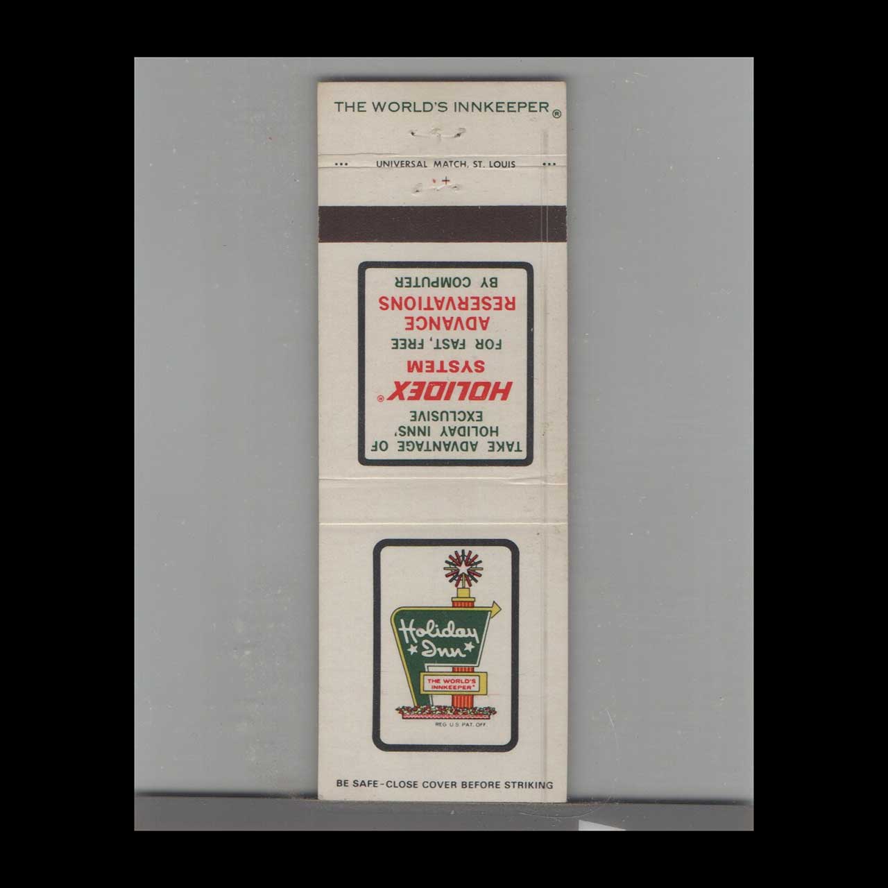 Matchbook Cover Miami FL Holiday Inn Multiple Locations Matchbook Cover Miami FL Holiday Inn Multiple Locations