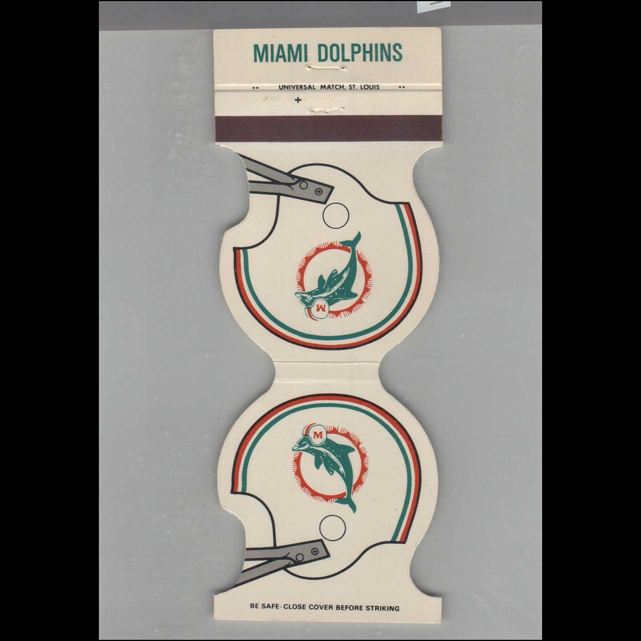 1981 Miami Dolphins Schedule Matchbook Cover Miami FL 1981 Miami Dolphins Schedule Matchbook Cover Miami FL