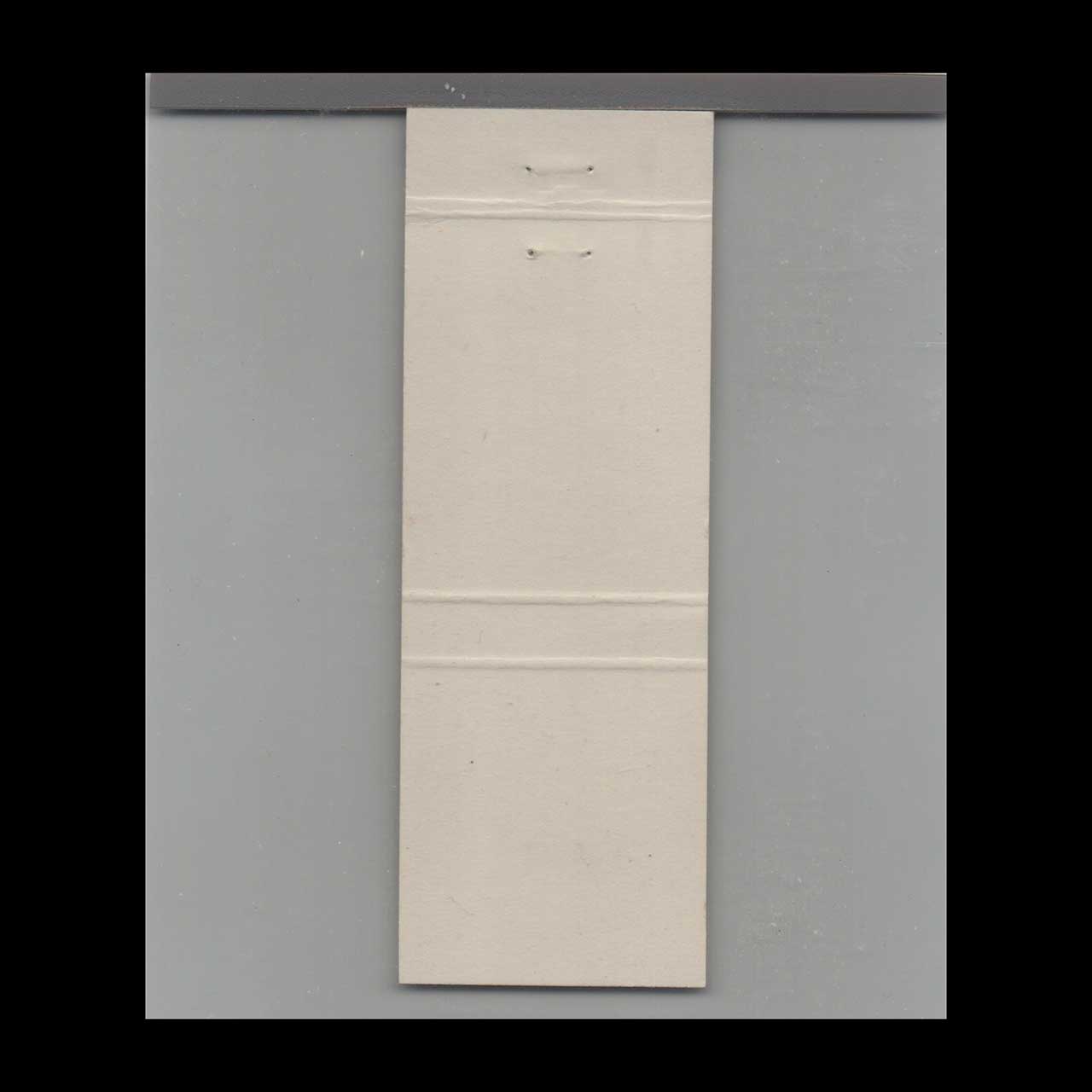 Matchbook Cover Old Tunnel Inn Lebanon PA Tan Matchbook Cover Old Tunnel Inn Lebanon PA Tan