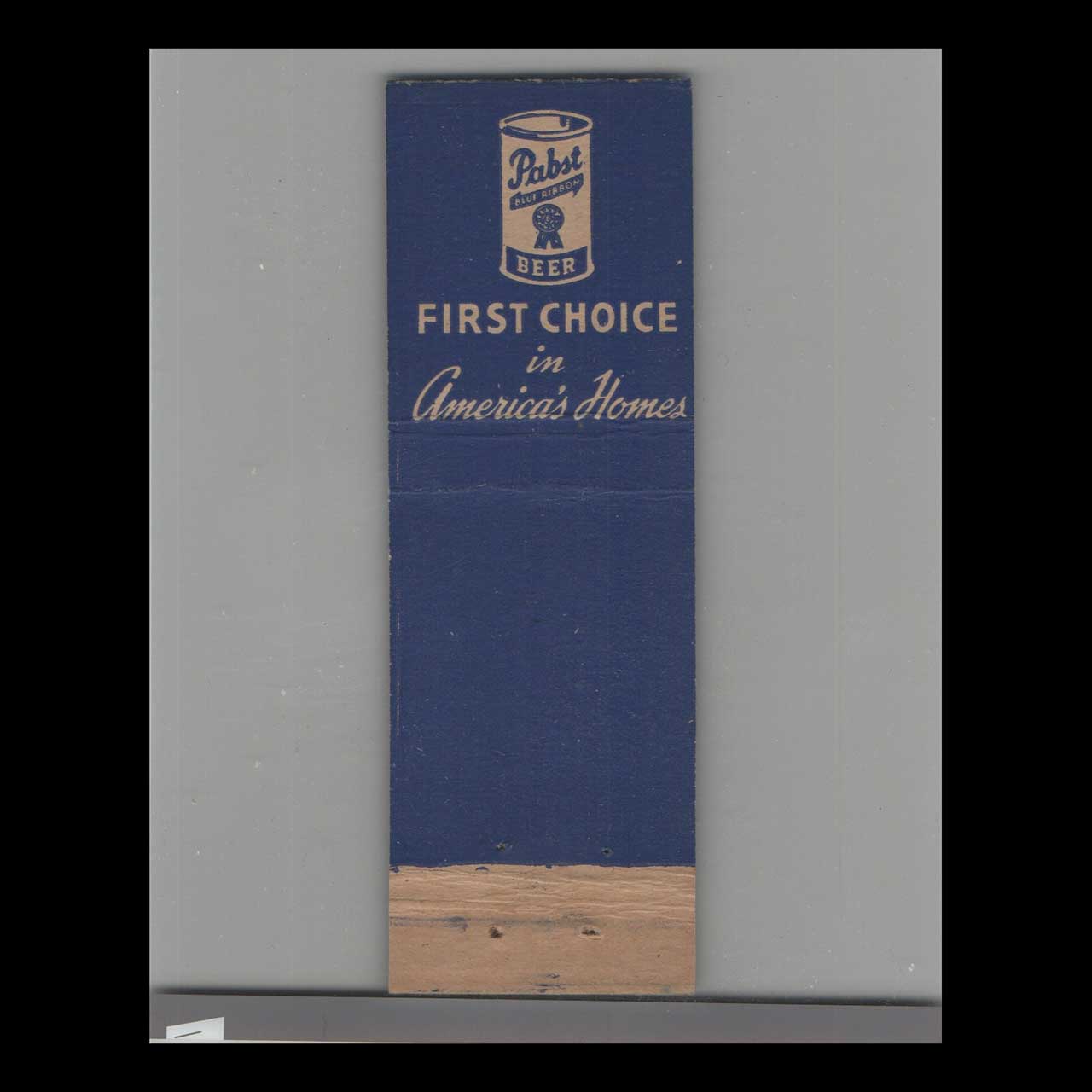 Pabst Beer Officers Club Fort Shafter HI Matchbook Cover Pabst Beer Officers Club Fort Shafter HI Matchbook Cover