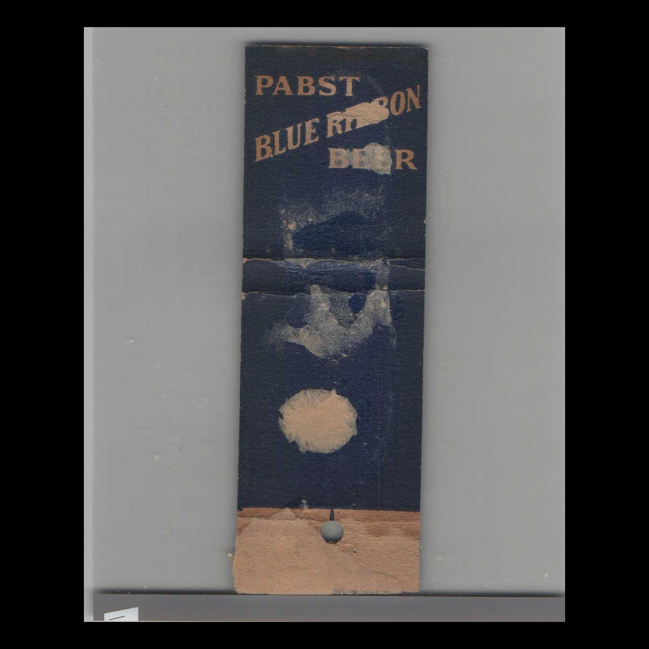 Pabst Beer Matchbook Cover The Gables South Deerfield MA Pabst Beer Matchbook Cover The Gables South Deerfield MA