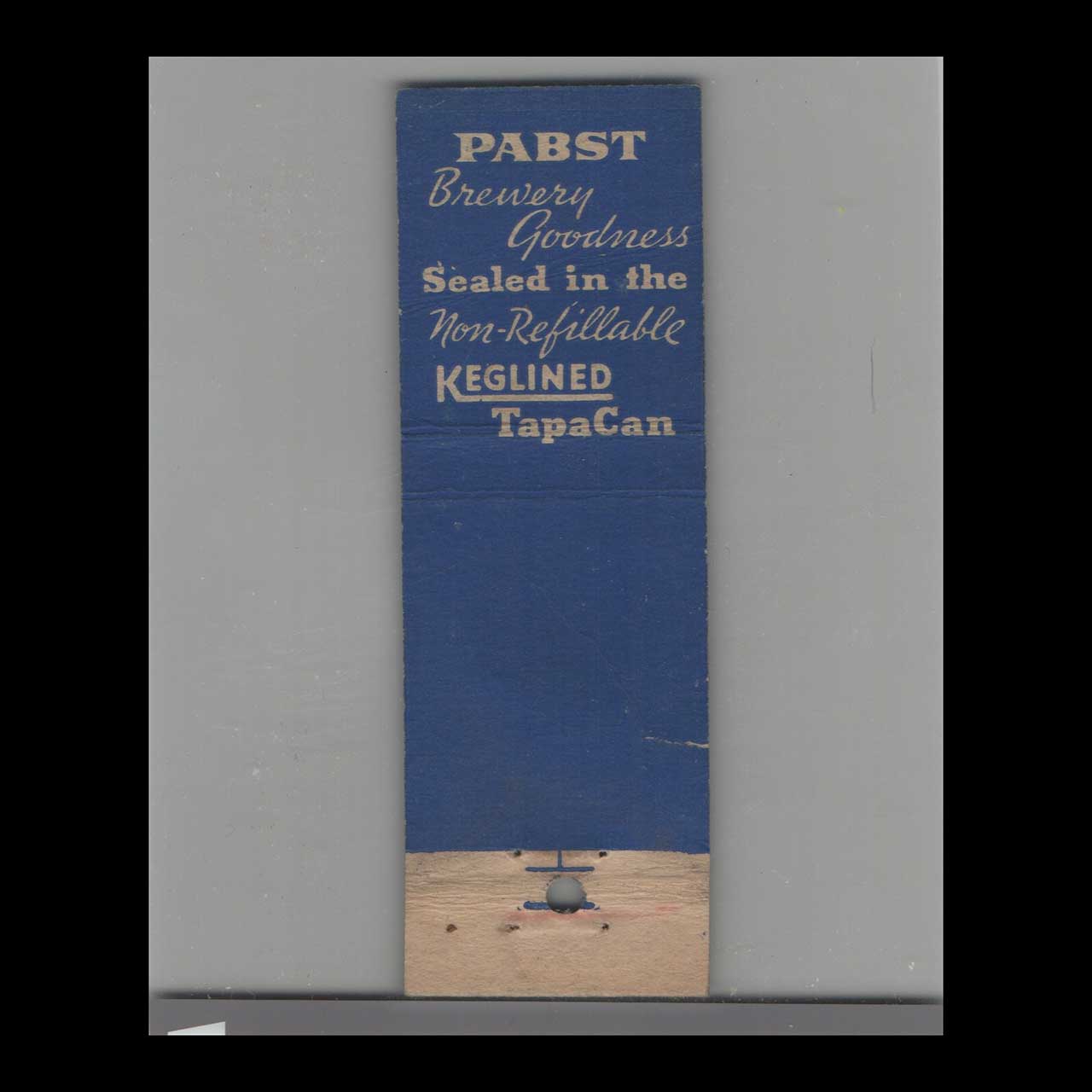 Pabst Beer Matchbook Cover Johnsons Package Store Orange MA Pabst Beer Matchbook Cover Johnsons Package Store Orange MA