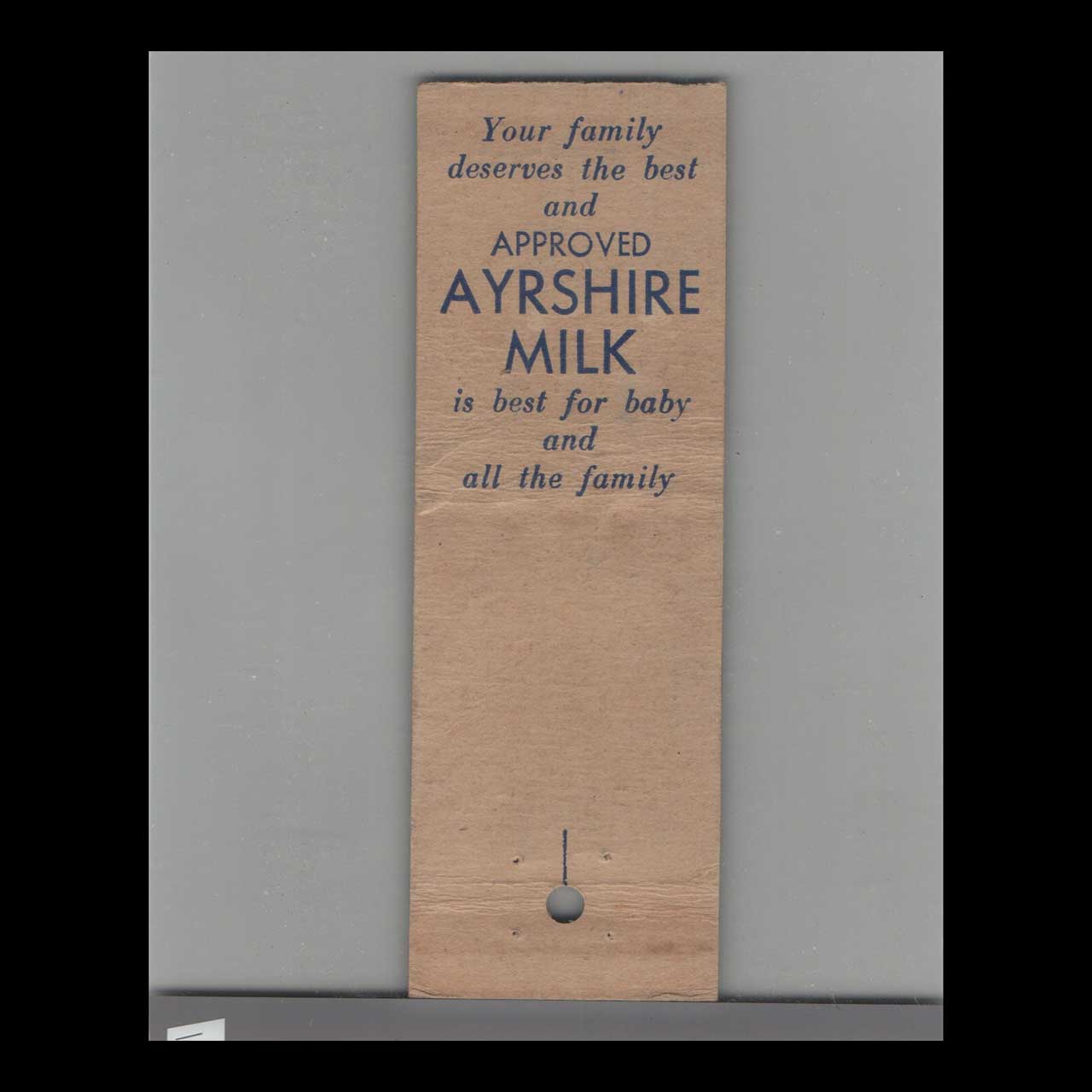 Farmers Ayrshire Dairy Co Op Matchbook Cover Lititz PA Farmers Ayrshire Dairy Co Op Matchbook Cover Lititz PA