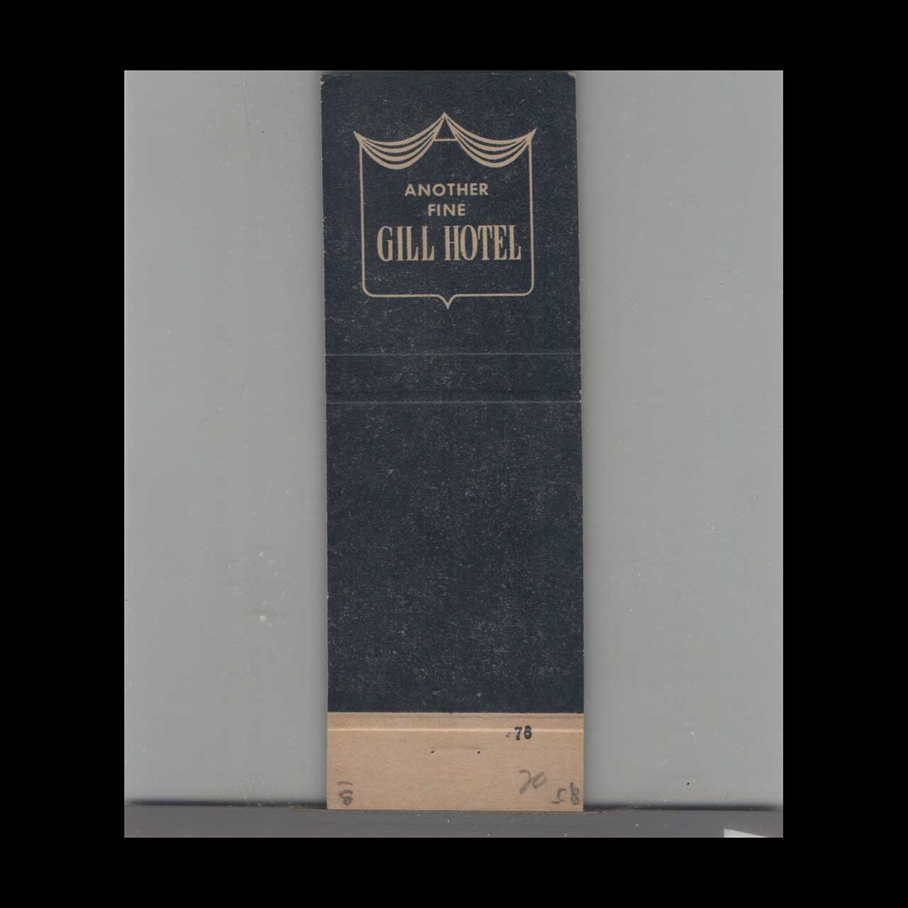 Matchbook Cover Hotel Hillsboro in Tampa FL #6 Matchbook Cover Hotel Hillsboro in Tampa FL #6