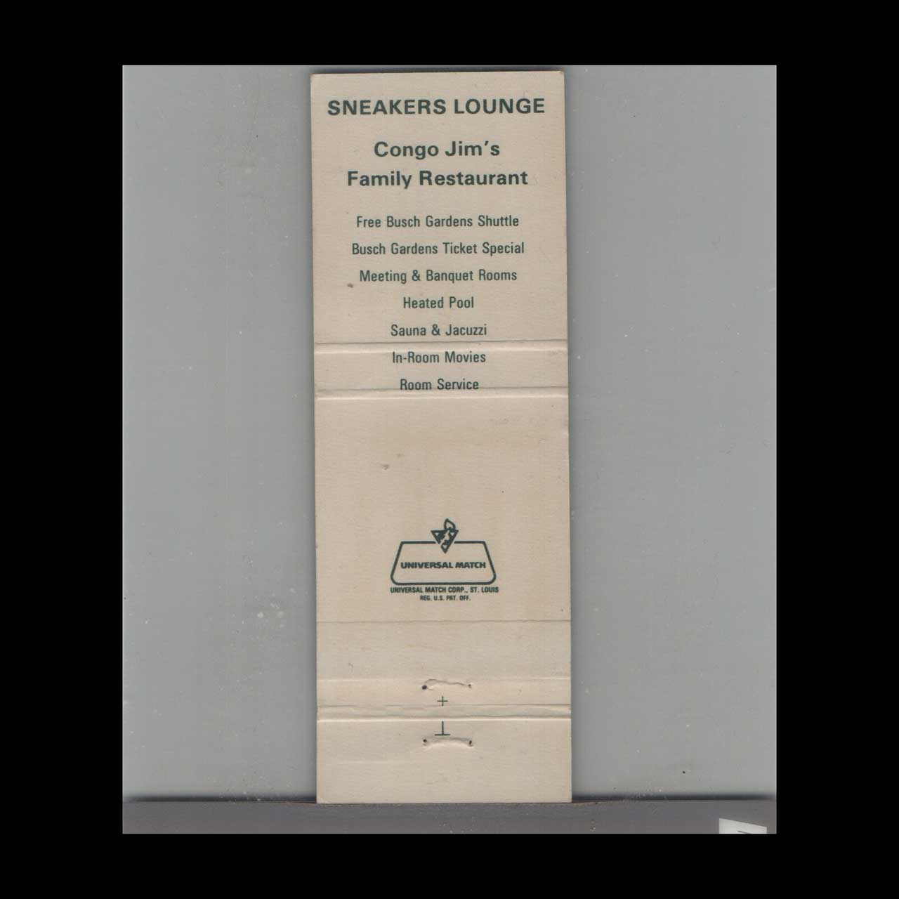 Matchbook Safari Resort Inn Tampa FL Matchbook Safari Resort Inn Tampa FL
