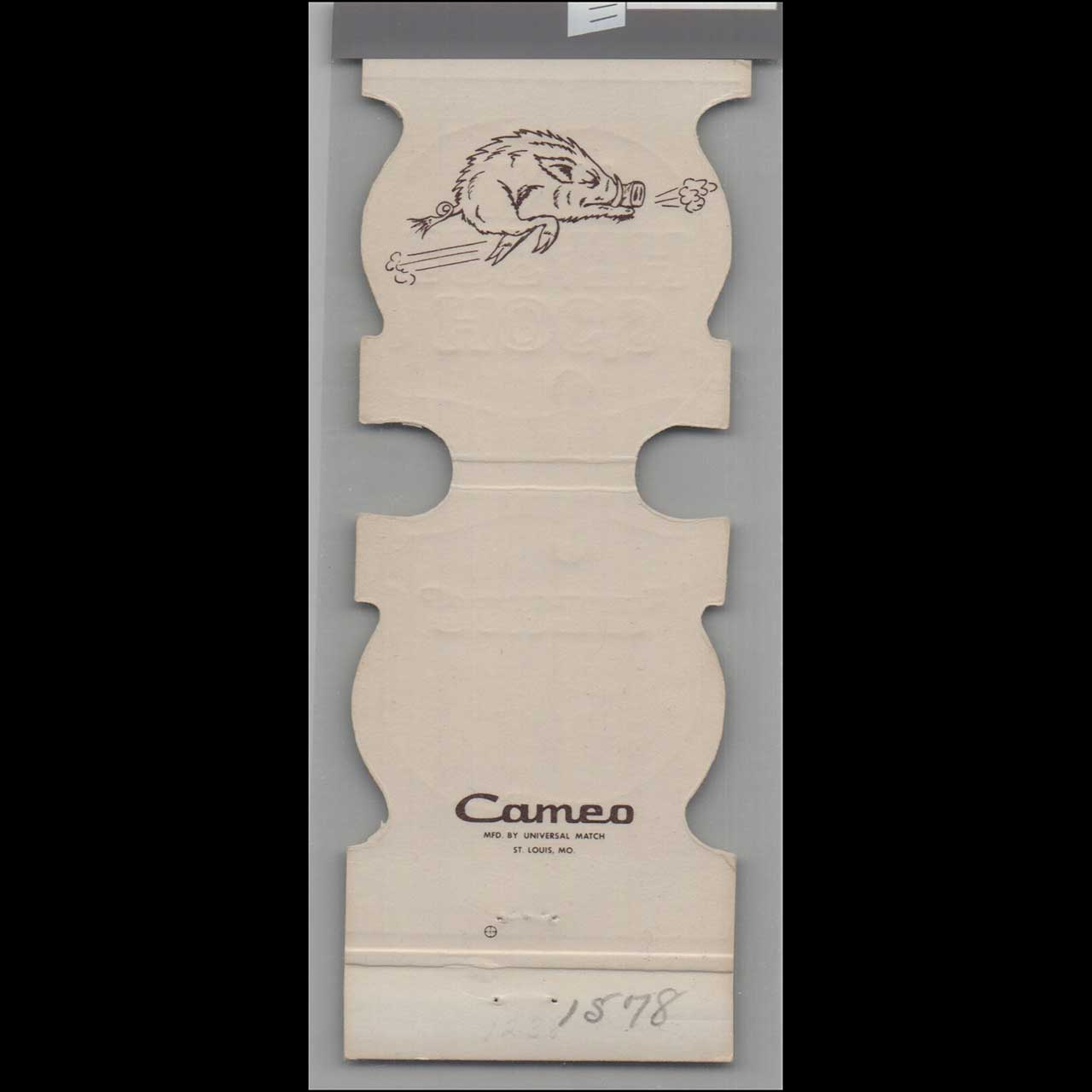 Hogs Breath Inn Carmel Matchbook Cover Hogs Breath Inn Carmel Matchbook Cover