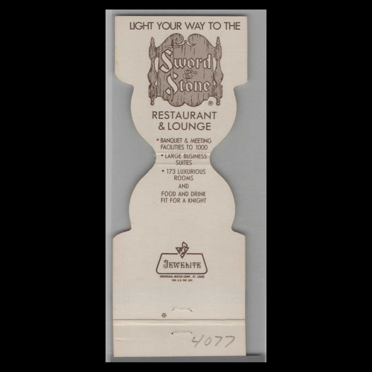 Holiday Inn 20th Anniversary Matchbook Cover Beloit WI Holiday Inn 20th Anniversary Matchbook Cover Beloit WI