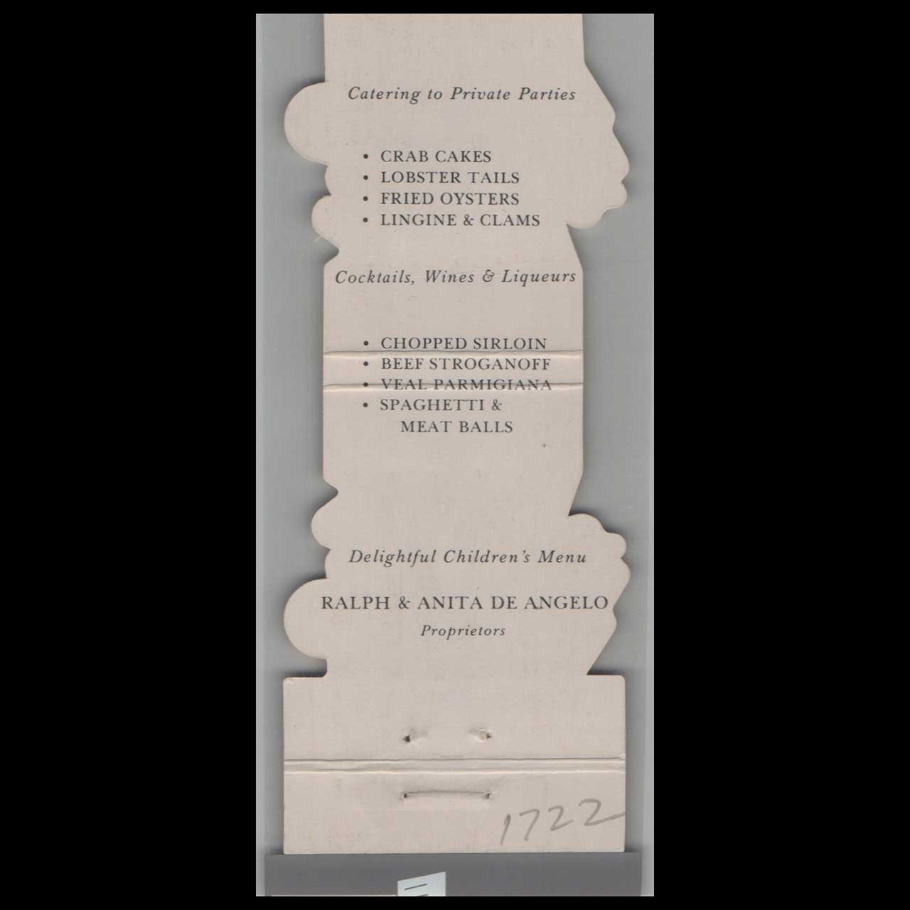 Kirbyville Country Inn Matchbook Cover Allentown PA Kirbyville Country Inn Matchbook Cover Allentown PA