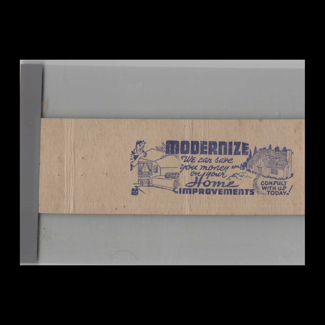 Barrea Furnace Co Matchbook Cover New Castle PA Yellow Barrea Furnace Co Matchbook Cover New Castle PA Yellow