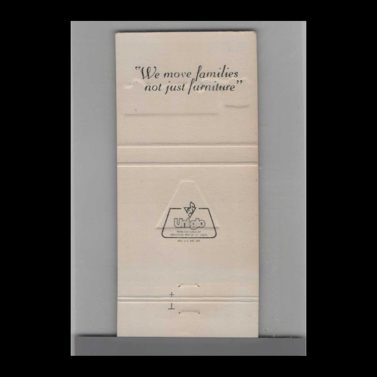 Biltmoor Moving Allied Van Lines Matchbook Cover St Louis Biltmoor Moving Allied Van Lines Matchbook Cover St Louis