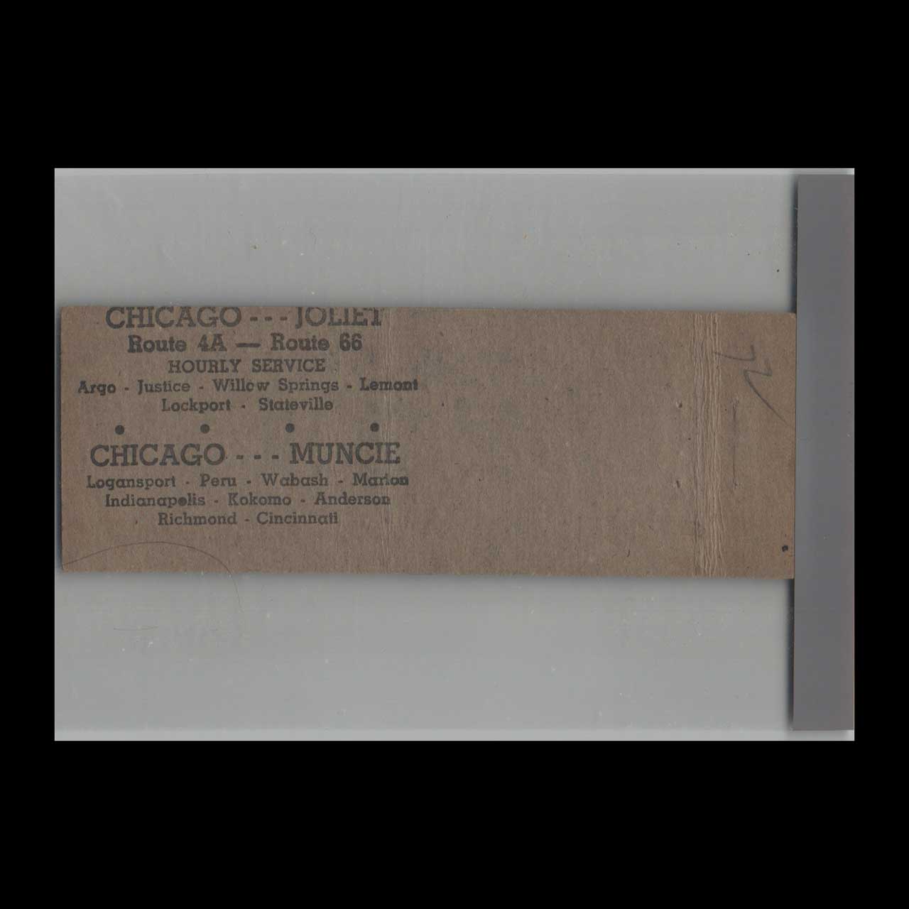 Arrow Match Co Bluebird Bus System Chicago Joliet Arrow Match Co Bluebird Bus System Chicago Joliet