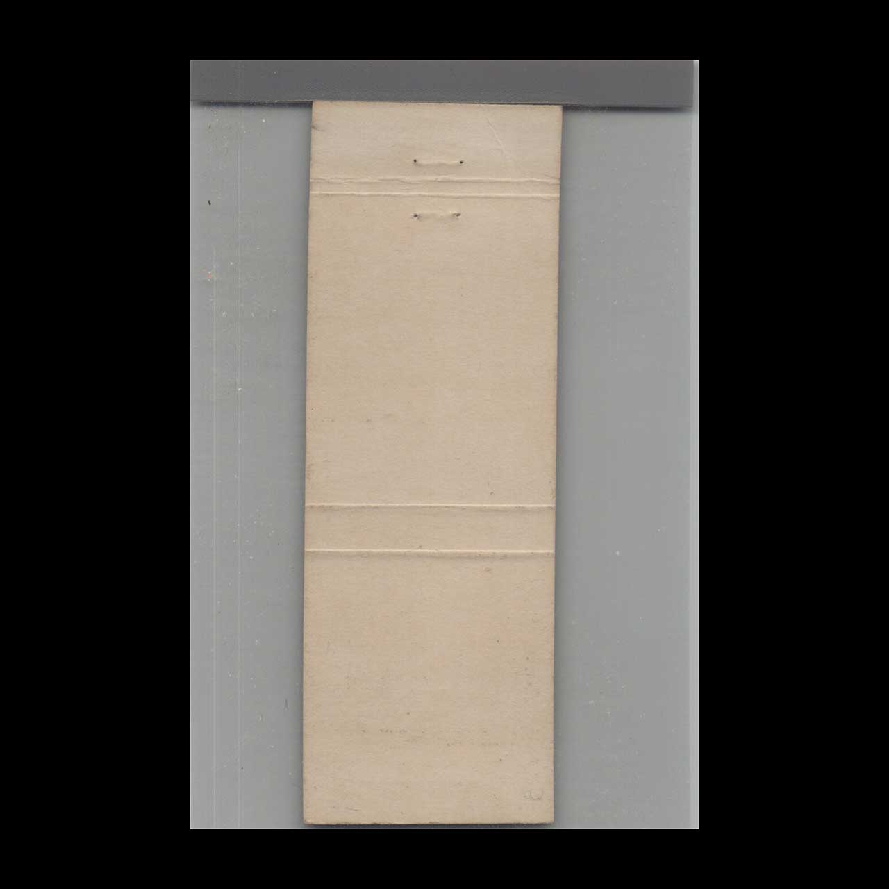 Matchbook Cover Hotel Owosso Owosso MI White Matchbook Cover Hotel Owosso Owosso MI White