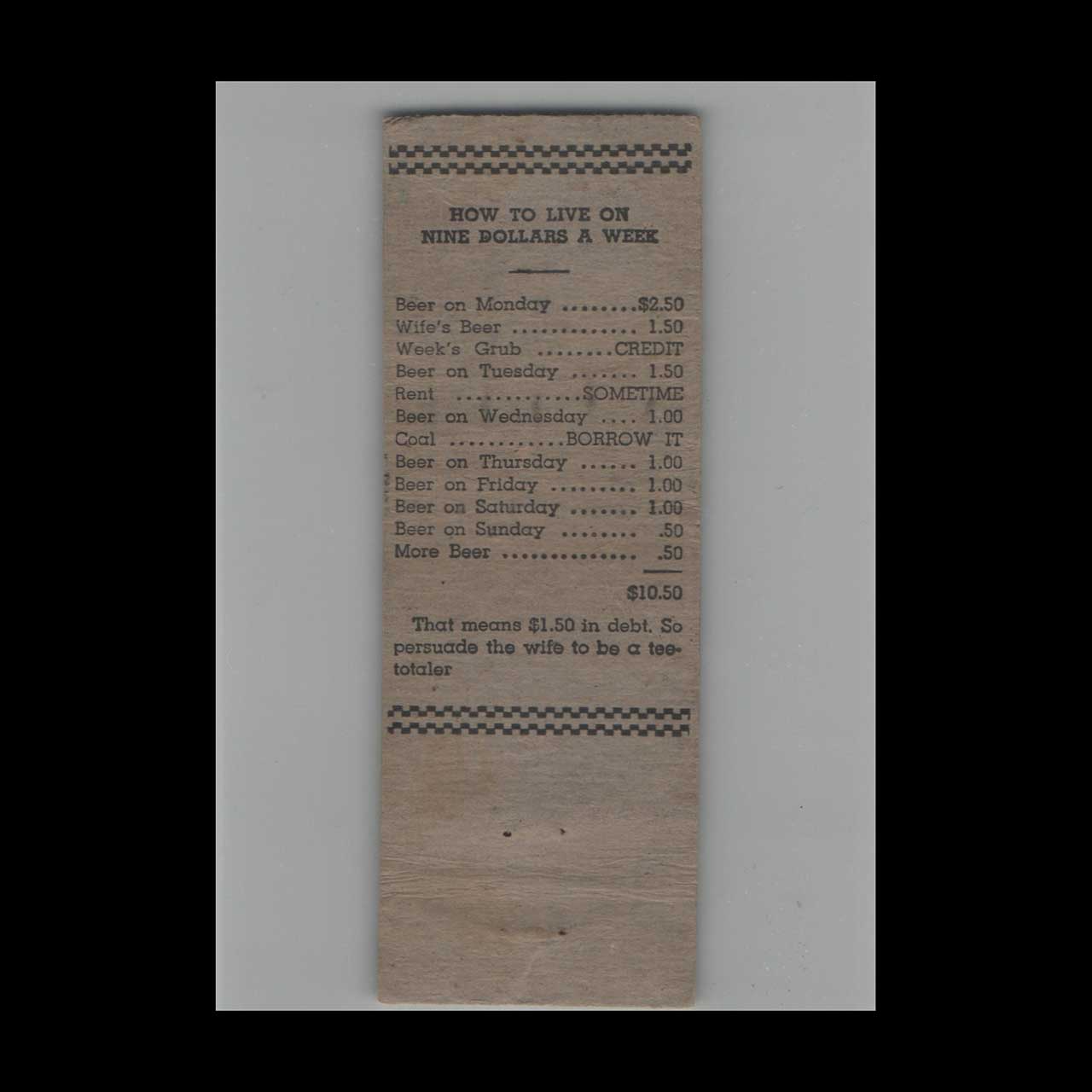 1930s Advance Match MT Tire Co Providence RI 1930s Advance Match MT Tire Co Providence RI