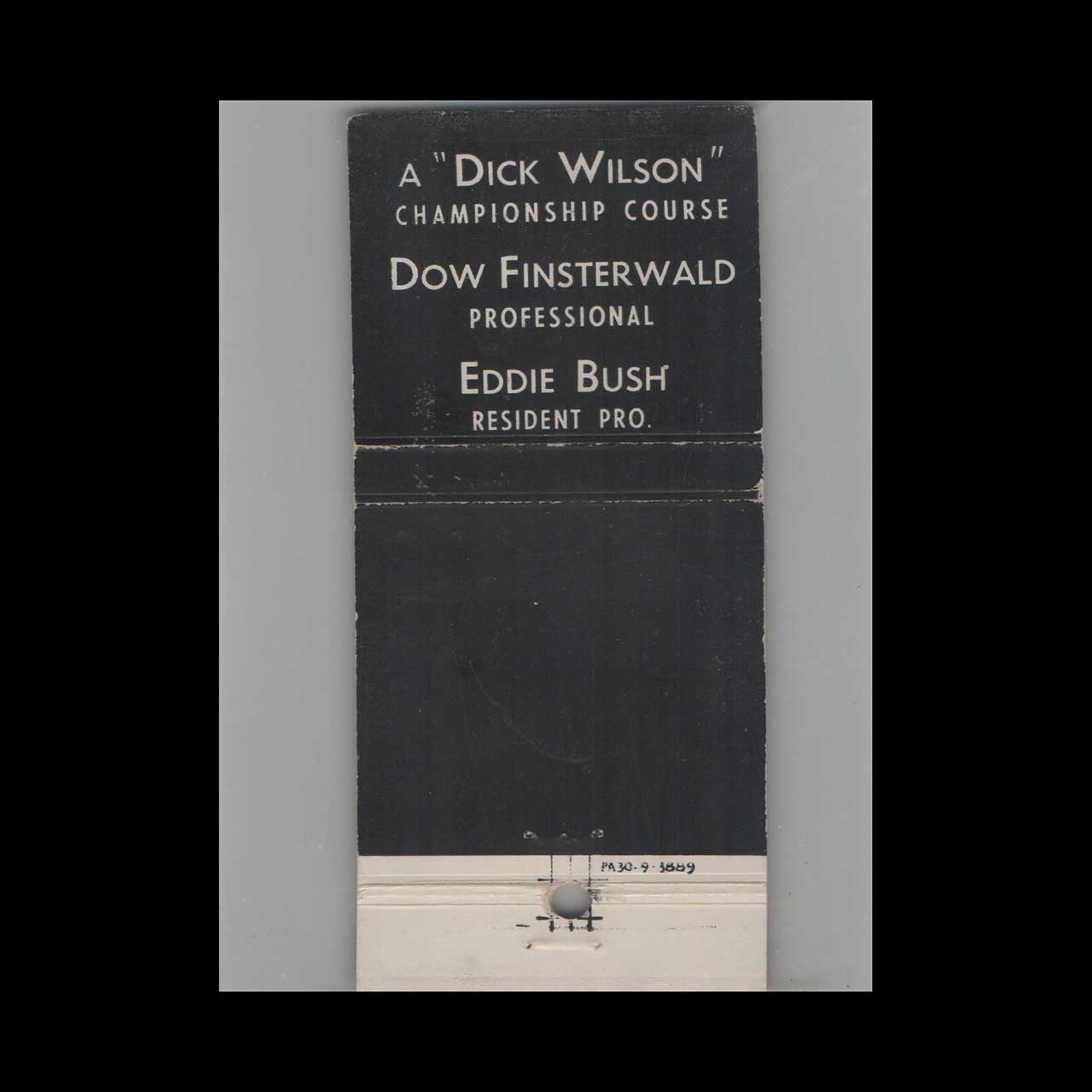 Tequesta Country Club Matchbook Cover Jupiter FL Tequesta Country Club Matchbook Cover Jupiter FL
