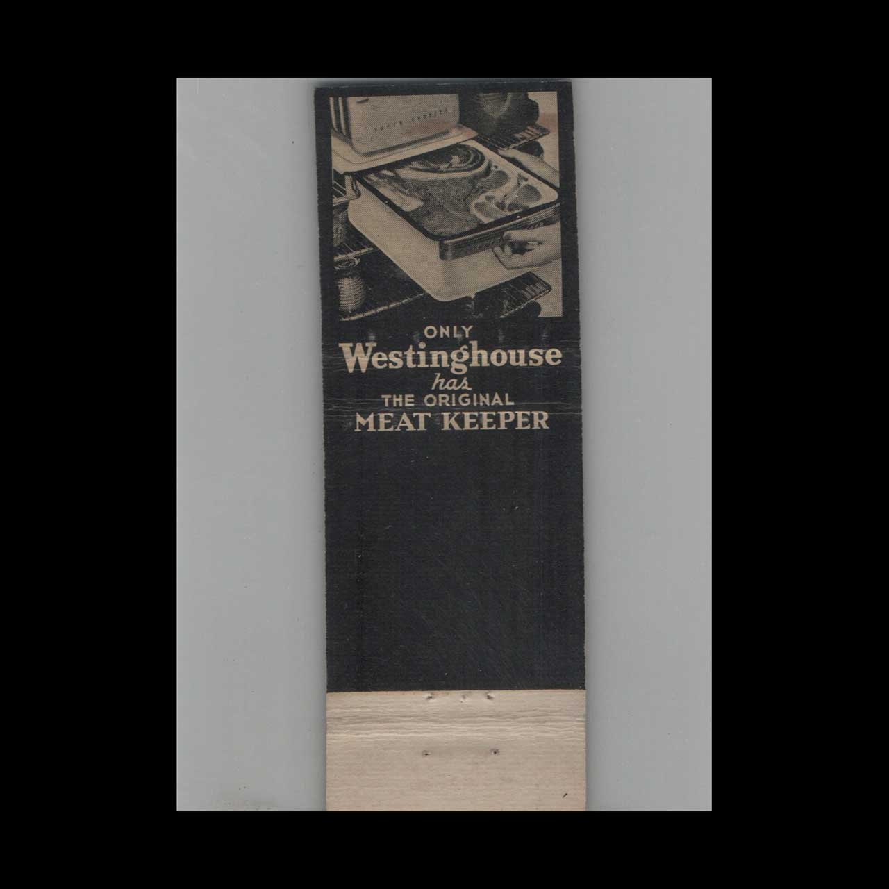 Westinghouse 1939 Matchbook Cover NYC Westinghouse 1939 Matchbook Cover NYC