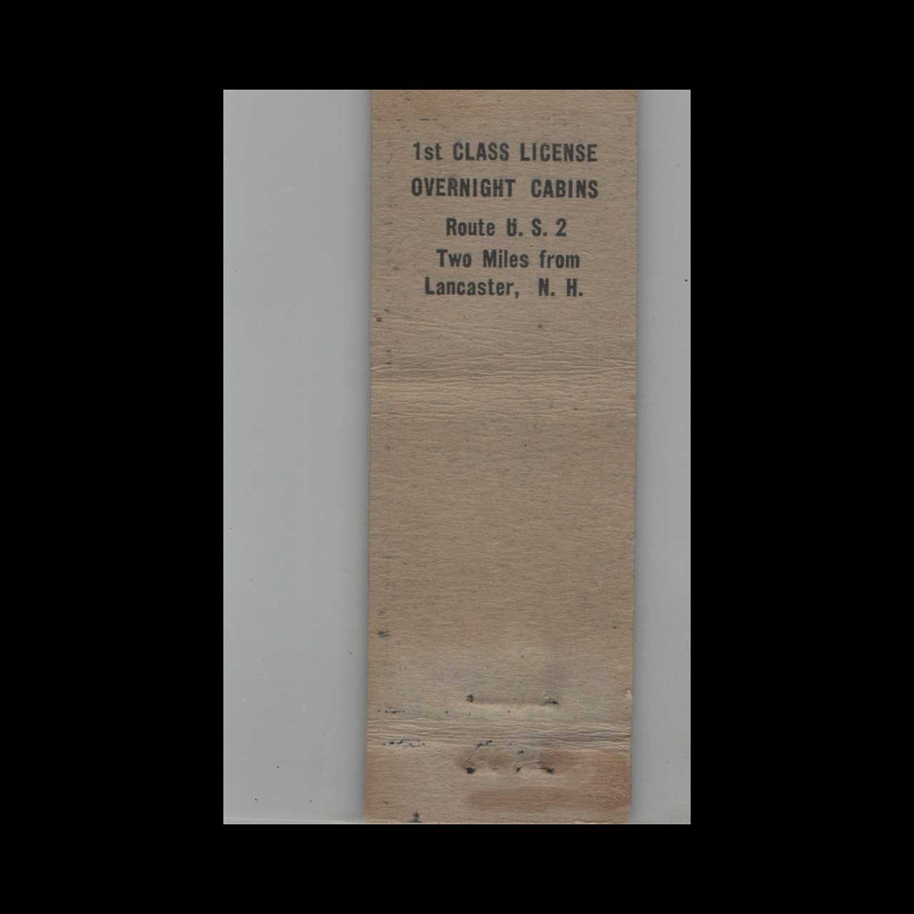 1930s Diamond Quality Riverside Club Matchbook Cover 1930s Diamond Quality Riverside Club Matchbook Cover