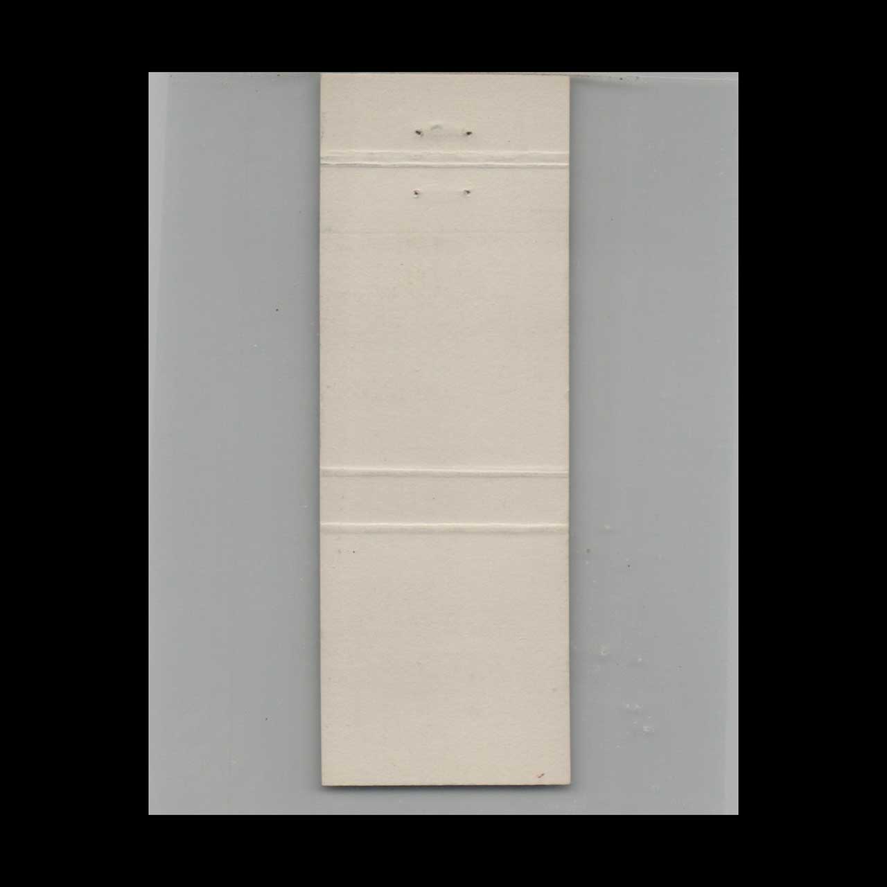 Matchbook Cover Macs Tap Iowa City IA Bue Matchbook Cover Macs Tap Iowa City IA Bue