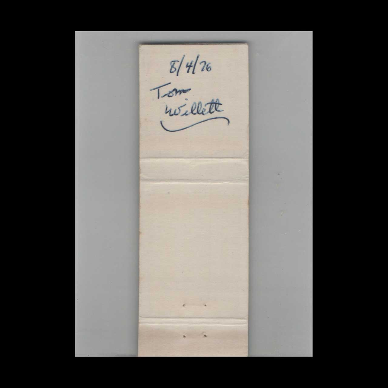 Matchbook Cover Abbotts Motel Manchester NY #6 Matchbook Cover Abbotts Motel Manchester NY #6