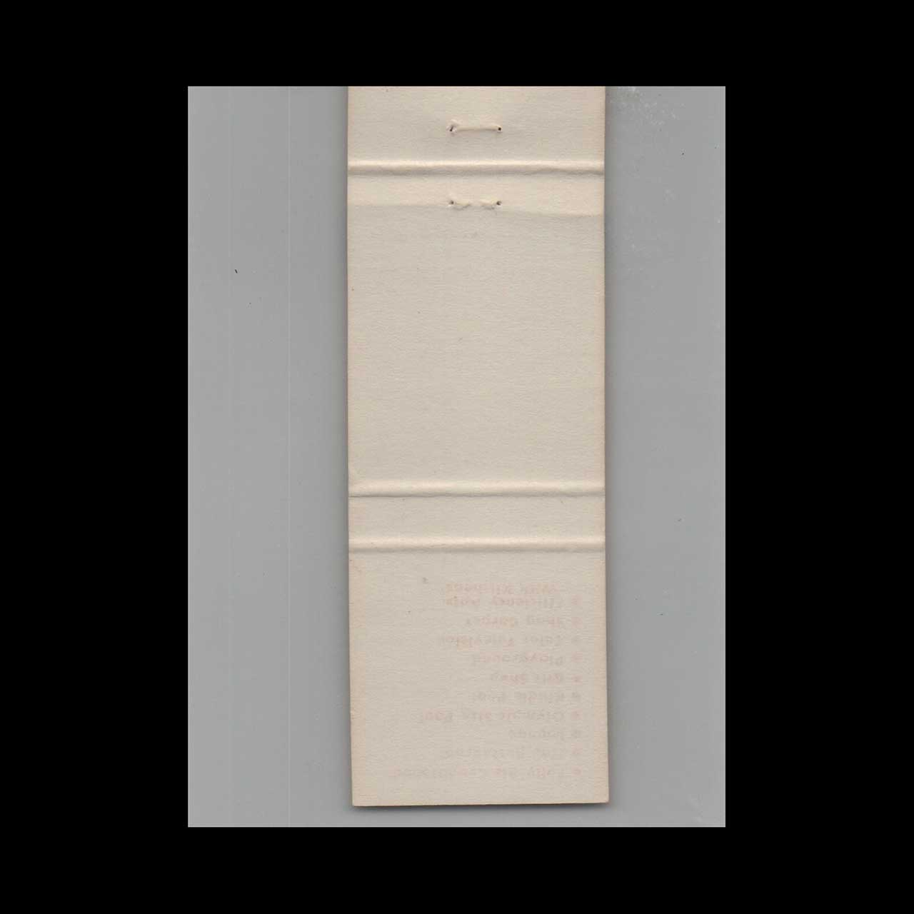 Matchbook Cover Acapulco Inn Daytona Beach FL #3 Matchbook Cover Acapulco Inn Daytona Beach FL #3