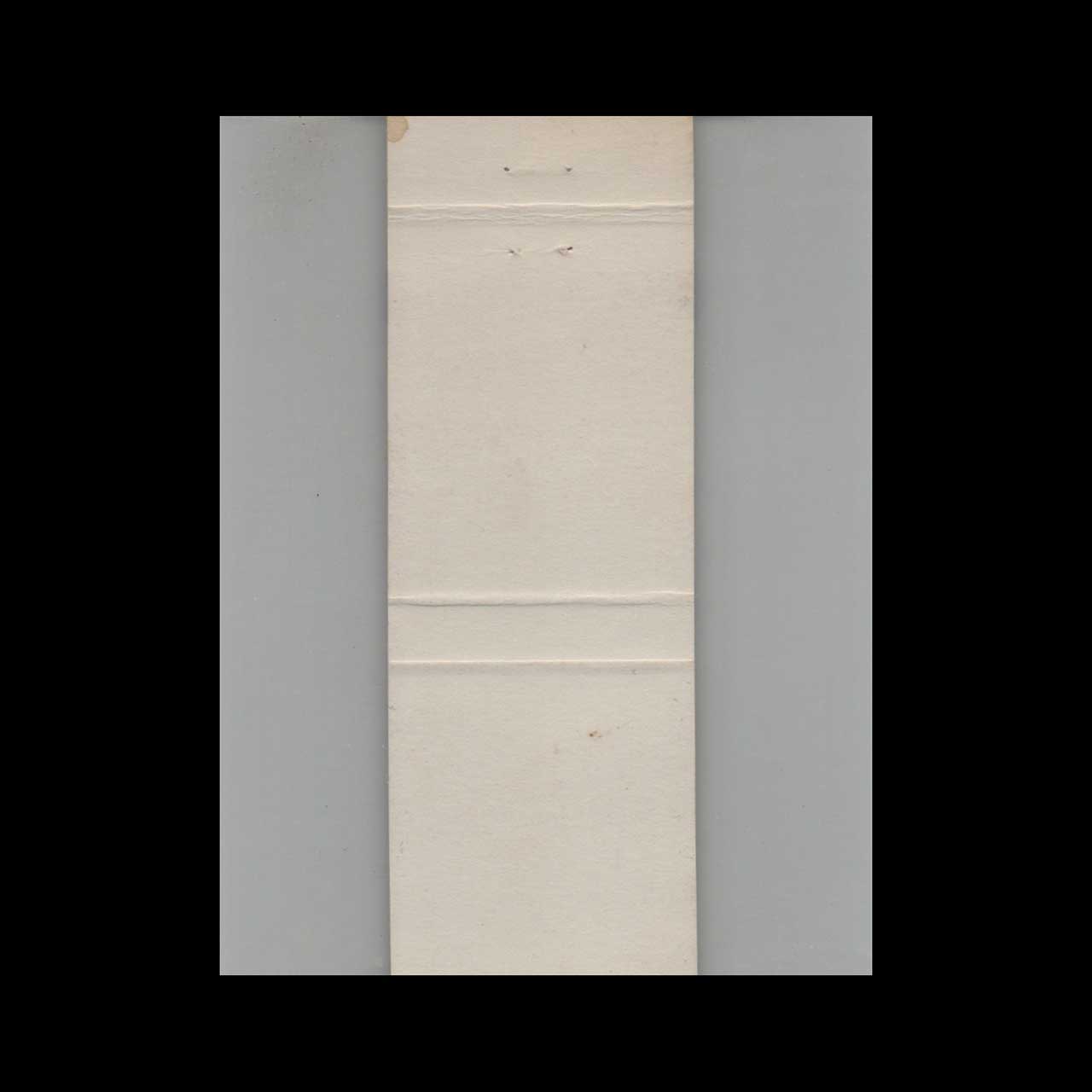 Matchbook Cover Buffalo Saloon & Stockade Deadwood SD White Matchbook Cover Buffalo Saloon & Stockade Deadwood SD White