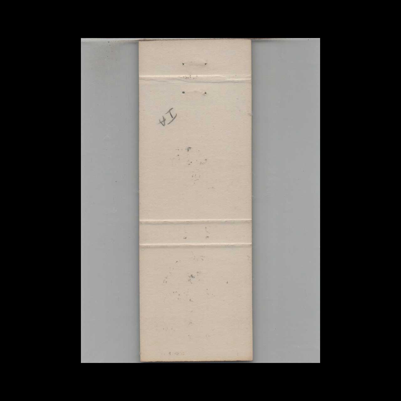 The Great Plains Sauce & Dough Co Matchbook Cover Ames IA The Great Plains Sauce & Dough Co Matchbook Cover Ames IA