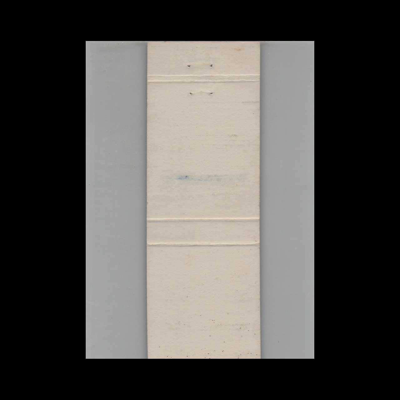 The Nugget Lounge Ketchikan AK Matchbook Cover The Nugget Lounge Ketchikan AK Matchbook Cover