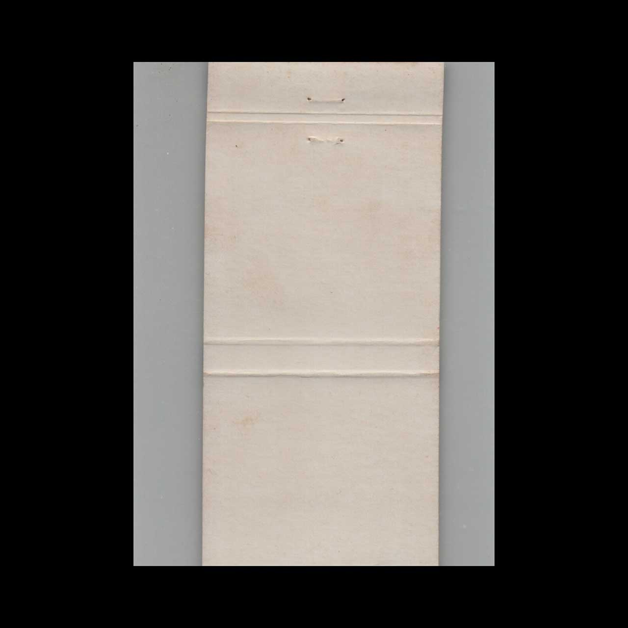 Matchbook Cover The Chimes Restaurant St Augustine FL Matchbook Cover The Chimes Restaurant St Augustine FL