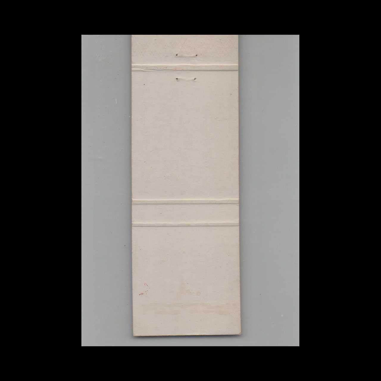Matchbook Cover La Selle Du Bois Washington DC Matchbook Cover La Selle Du Bois Washington DC