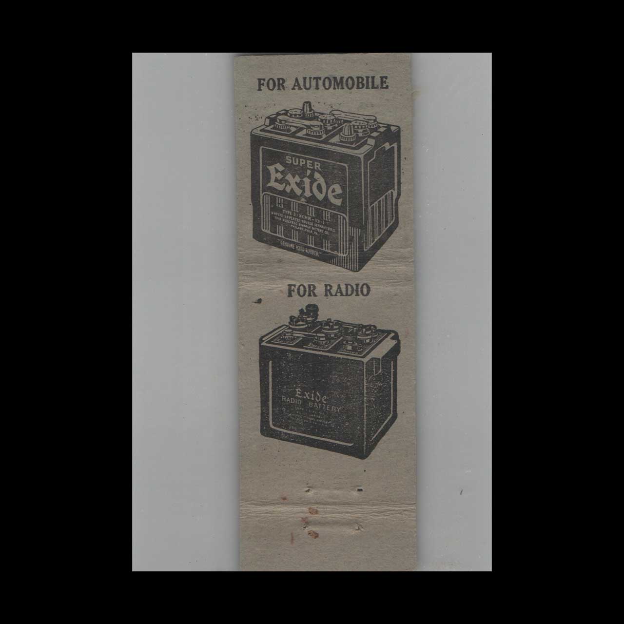 Birns Radio Co Inc Ozone Park Matchbook Cover Birns Radio Co Inc Ozone Park Matchbook Cover