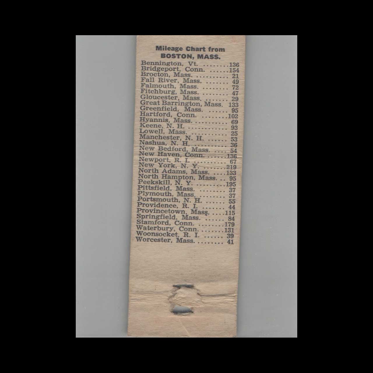 Seiberling Tires Matchbook Cover Carlson Tire Milton MA Seiberling Tires Matchbook Cover Carlson Tire Milton MA