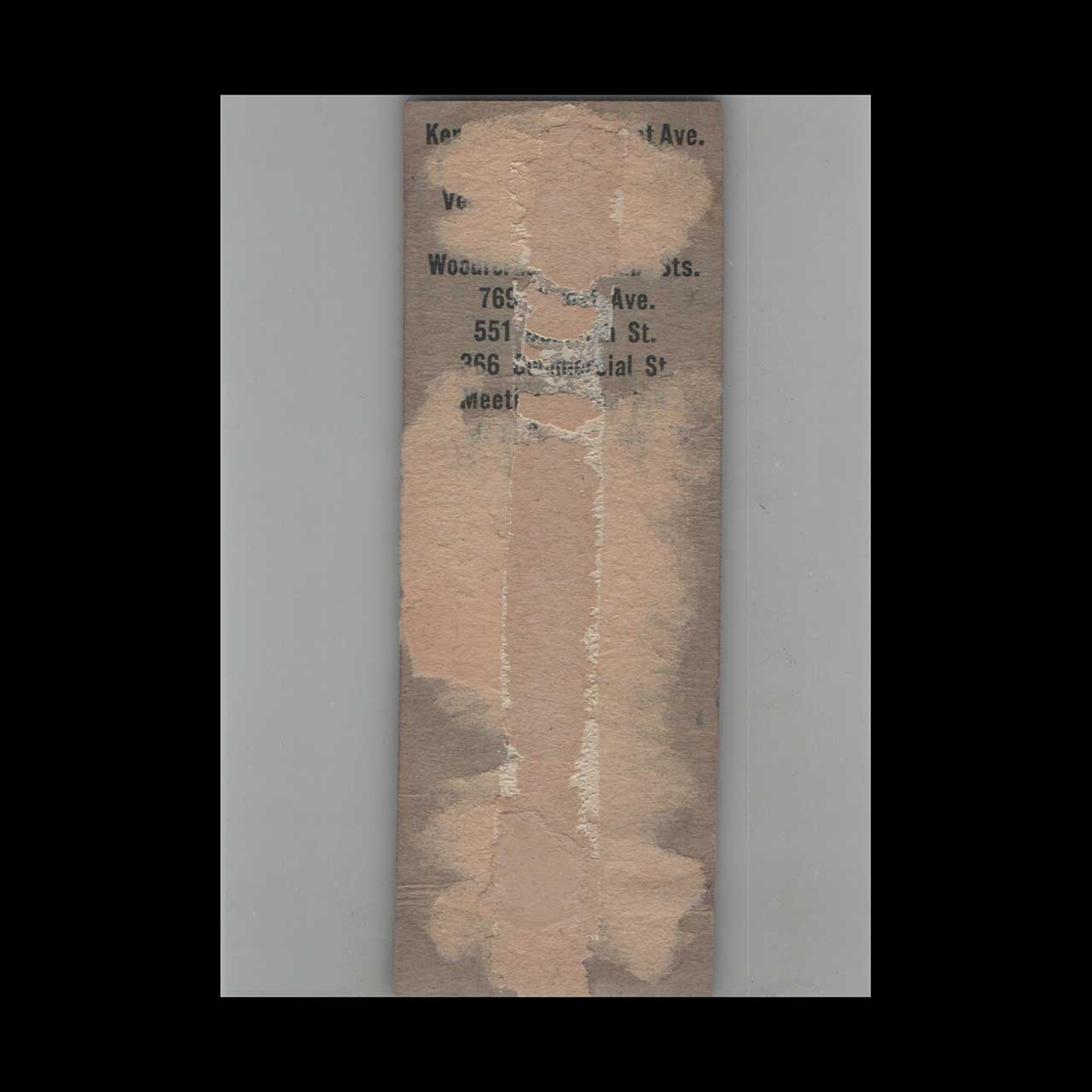 U S Tires Community Oil Co Matchbook Cover Portland ME U S Tires Community Oil Co Matchbook Cover Portland ME