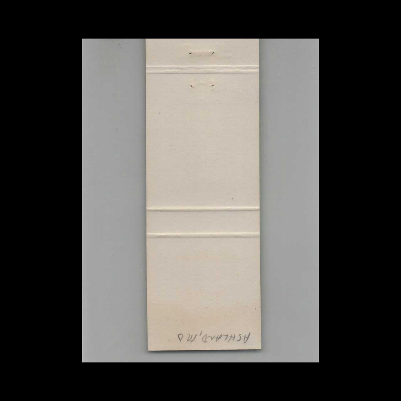 Nichols Automotive Feed Farm Supply Ashland MO Matchbook Cover Nichols Automotive Feed Farm Supply Ashland MO Matchbook Cover