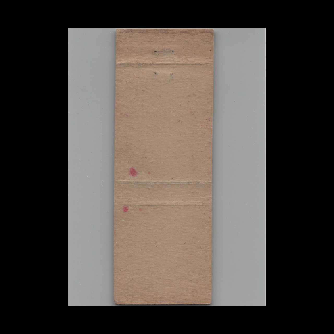 BPOE Elks Club 1199 Bismarck ND Matchbook Cover BPOE Elks Club 1199 Bismarck ND Matchbook Cover