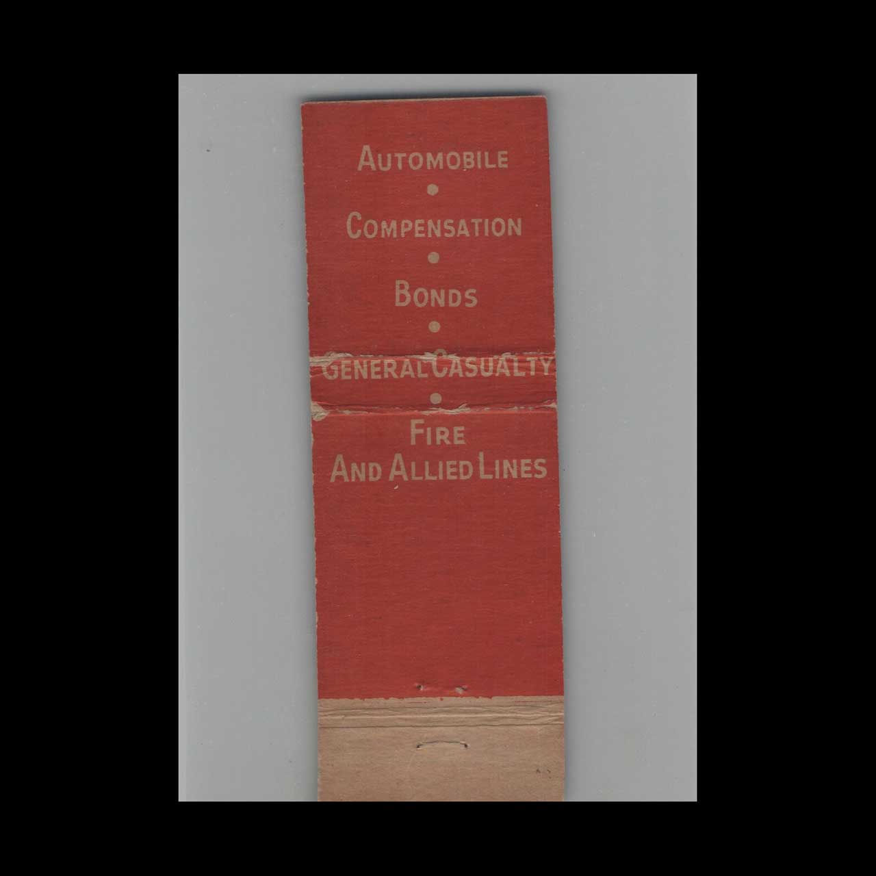 Matchbook Cover Le Roy Dickson Agency Orlando FL Matchbook Cover Le Roy Dickson Agency Orlando FL