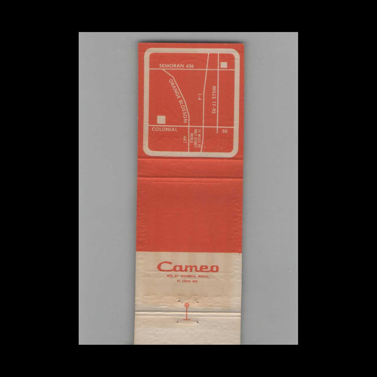 Matchbook Cover The Golden Pagoda Orlando FL #3 Matchbook Cover The Golden Pagoda Orlando FL #3