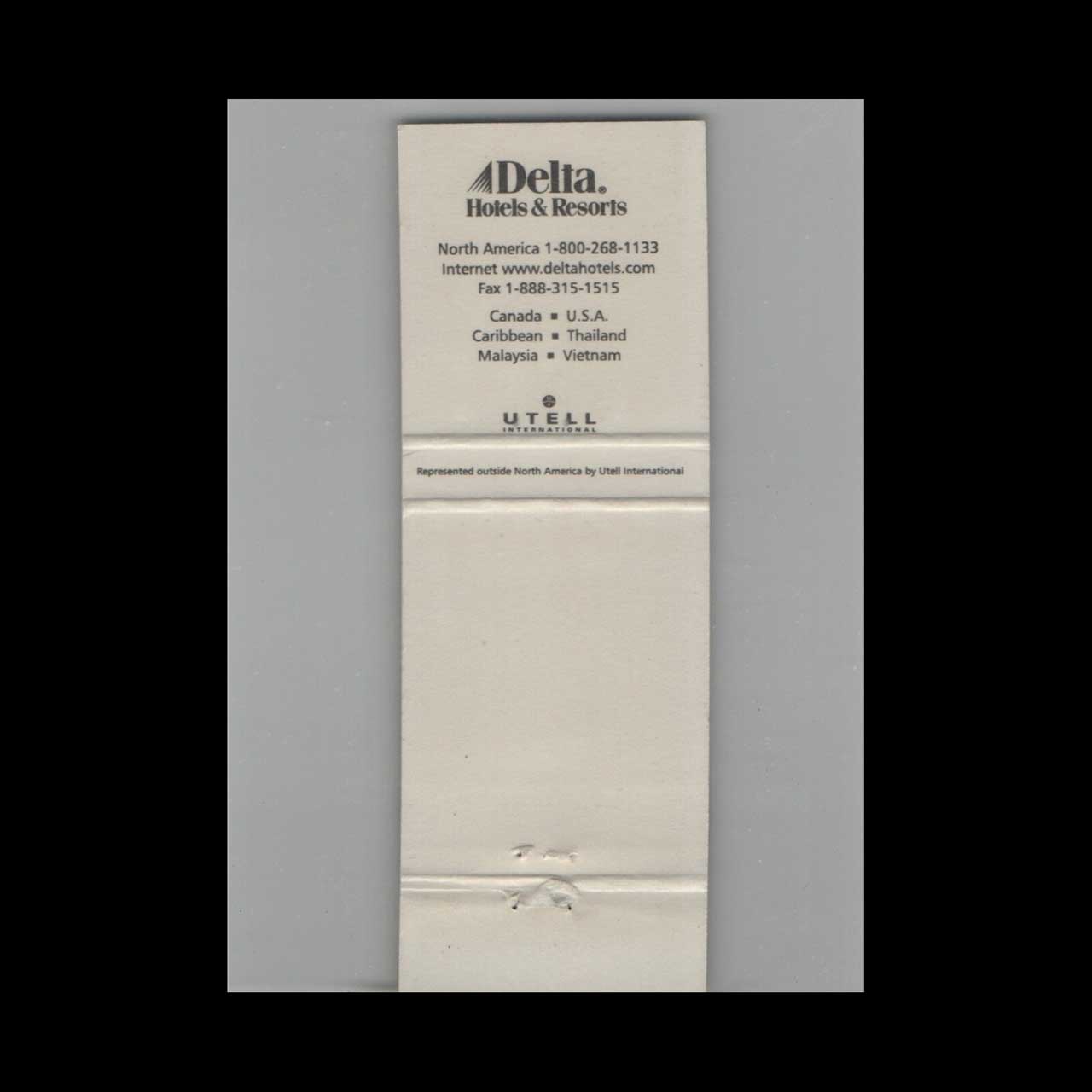 Matchbook Cover Delta Orlando Resort Orlando FL Matchbook Cover Delta Orlando Resort Orlando FL