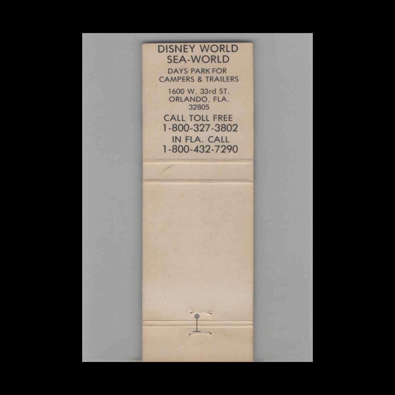 Matchbook Cover Days Inn Orlando FL Matchbook Cover Days Inn Orlando FL