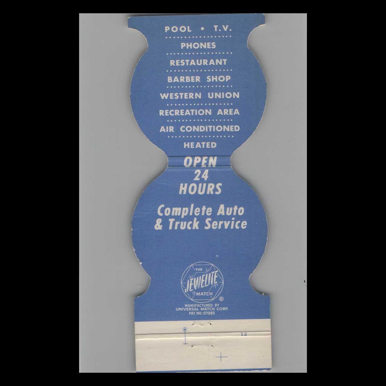 Circle Arrow Motel Orlando FL Matchbook Cover Circle Arrow Motel Orlando FL Matchbook Cover