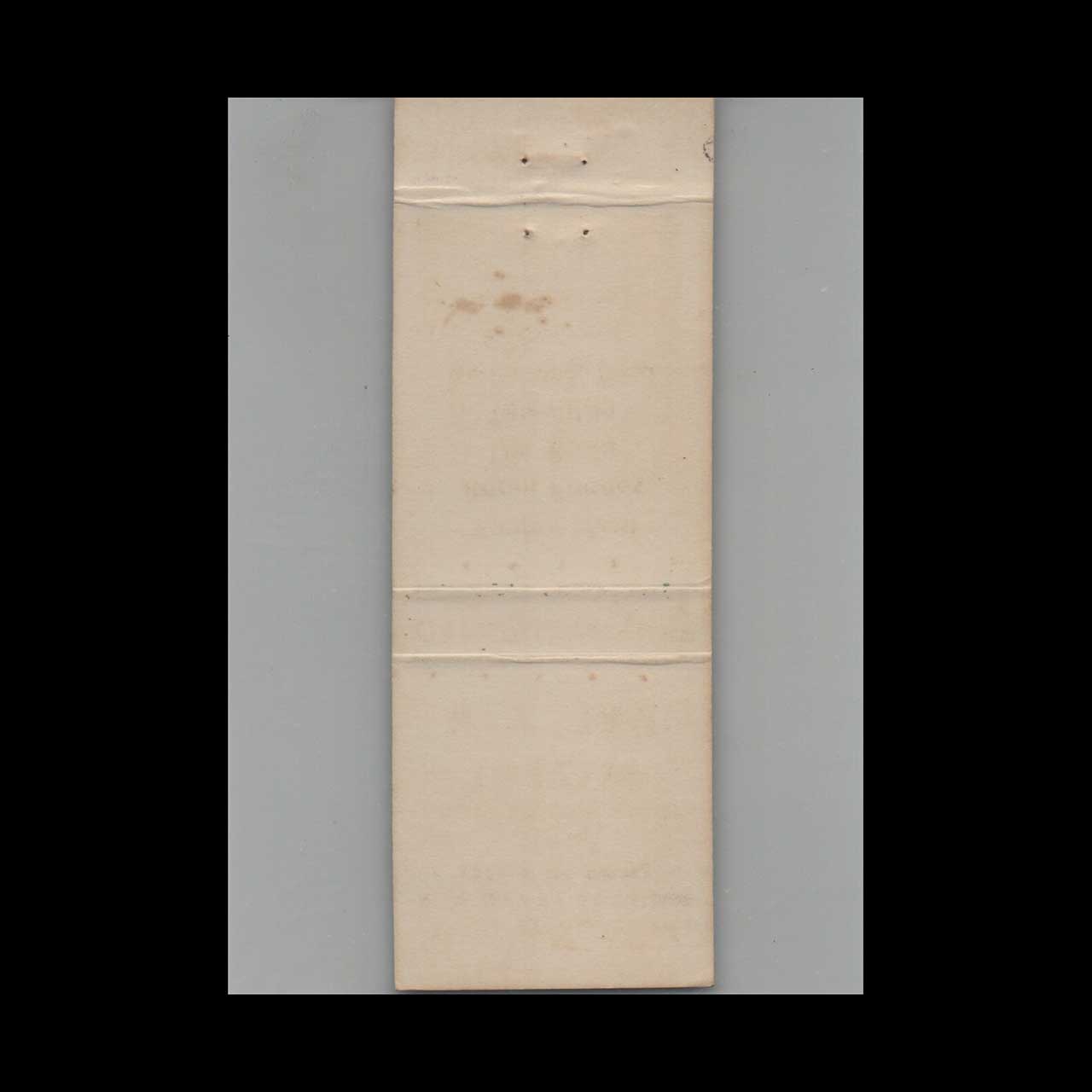 Matchbook Cover Bel Air Motel Hallettsville TX Light Blue Matchbook Cover Bel Air Motel Hallettsville TX Light Blue