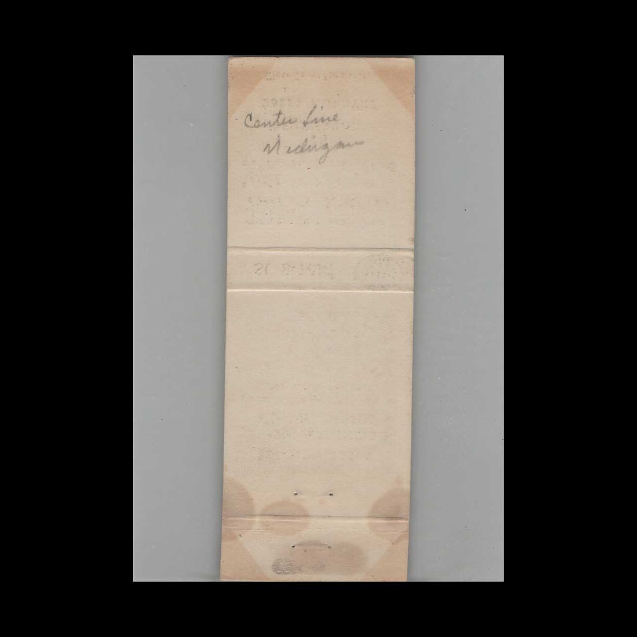 Matchbook Cover Bella Motel Downtown Detroit MI Matchbook Cover Bella Motel Downtown Detroit MI