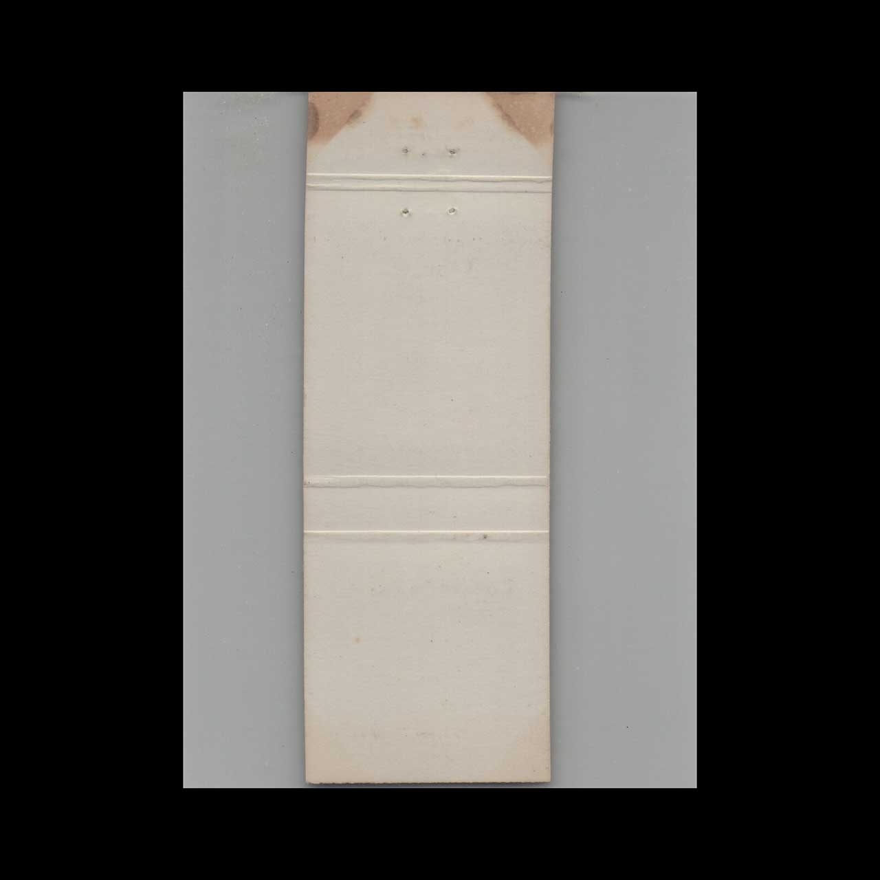 Iris & Flowers Matchbook Cover Indianapolis IN Red Iris & Flowers Matchbook Cover Indianapolis IN Red