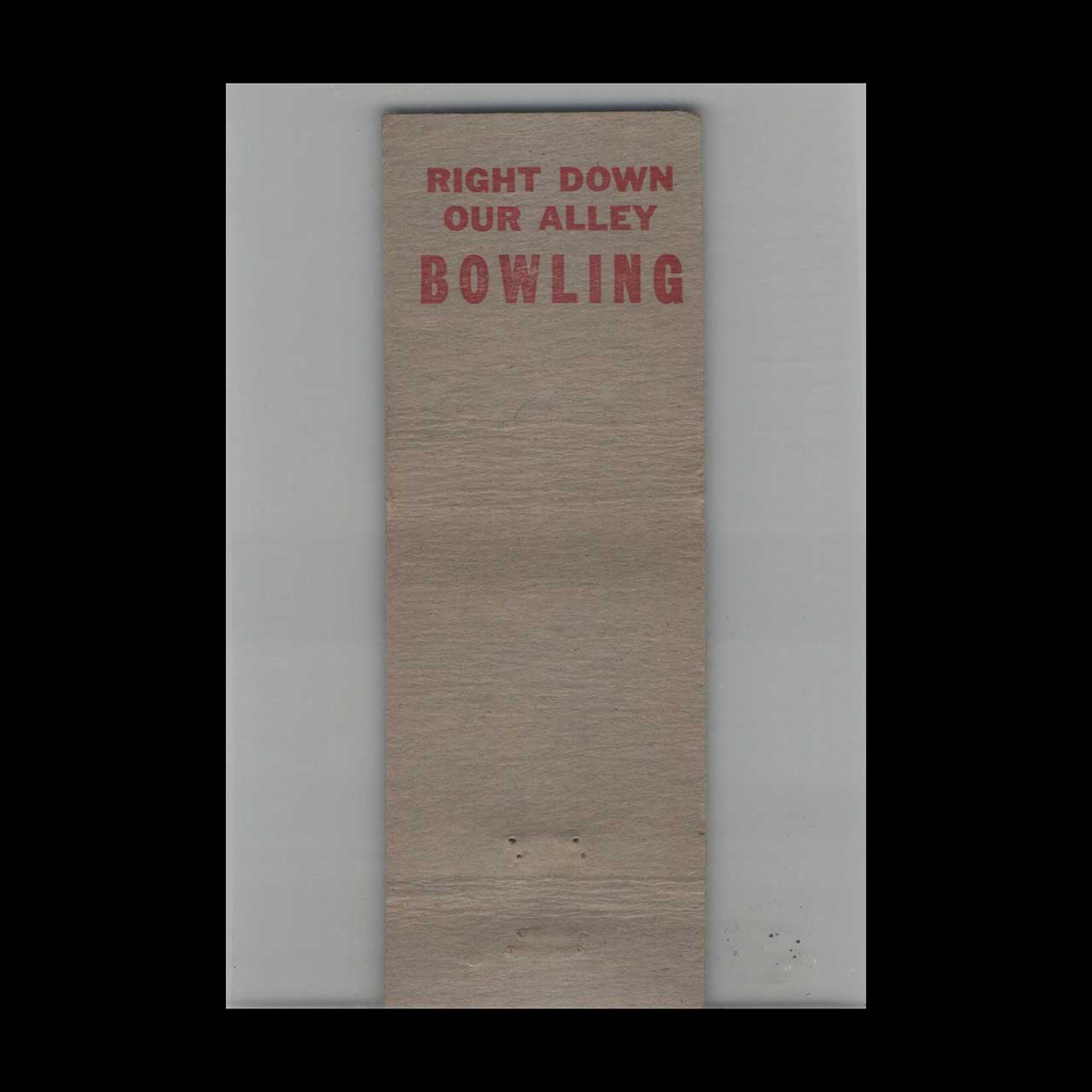 Matchbook Cover Ephrata Bowling Alleys Ephrata PA Matchbook Cover Ephrata Bowling Alleys Ephrata PA