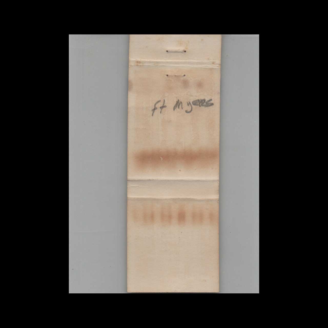 Matchbook Cover Bazaraks Lounge Fort Myers FL Matchbook Cover Bazaraks Lounge Fort Myers FL