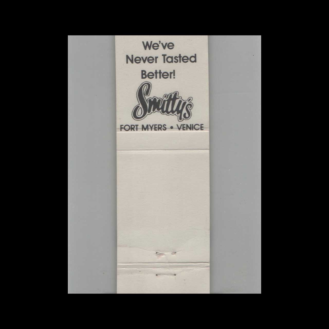 Matchbook Cover Smittys Fort Myers FL Matchbook Cover Smittys Fort Myers FL