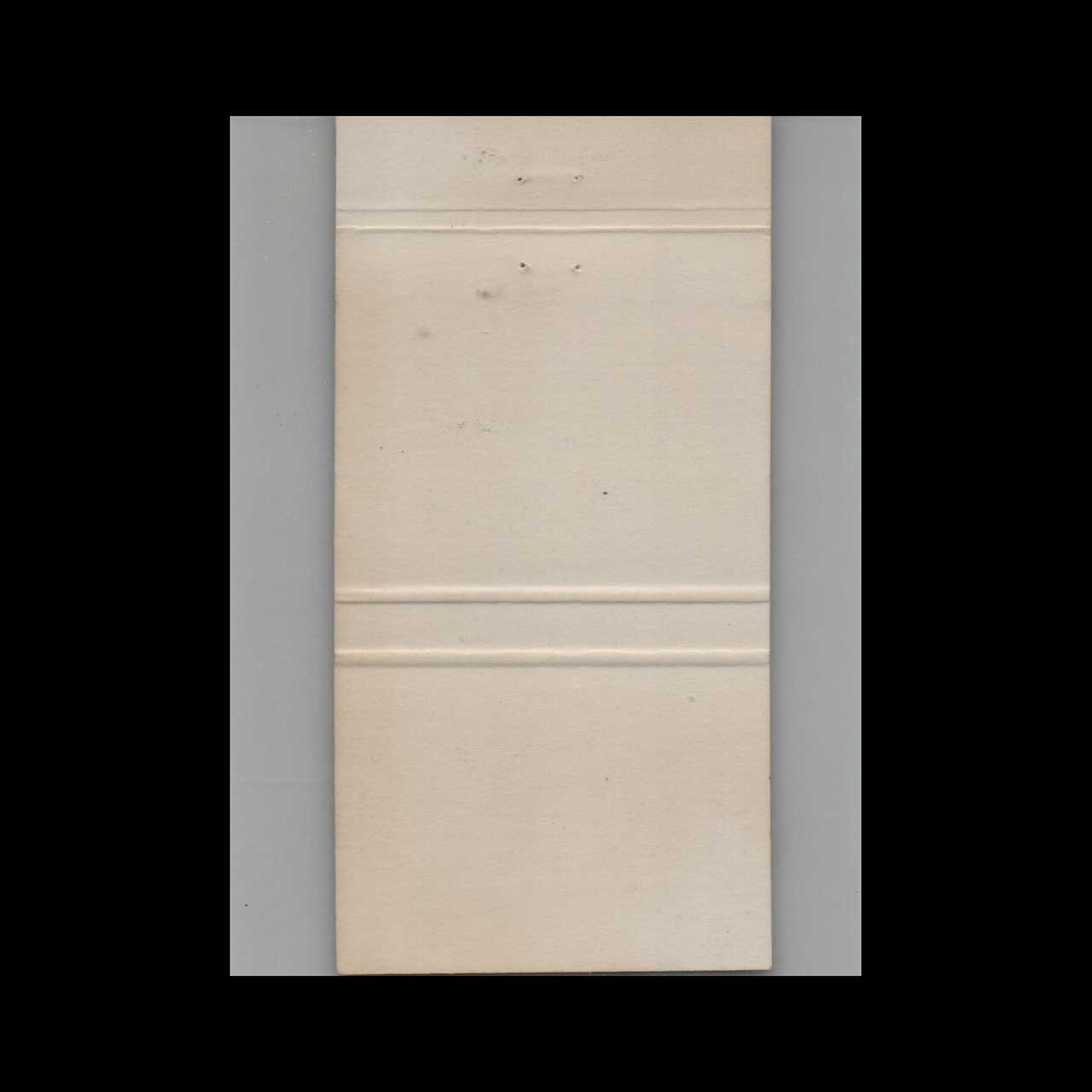 Think Snow Ski Atlas Matchbook Cover Think Snow Ski Atlas Matchbook Cover