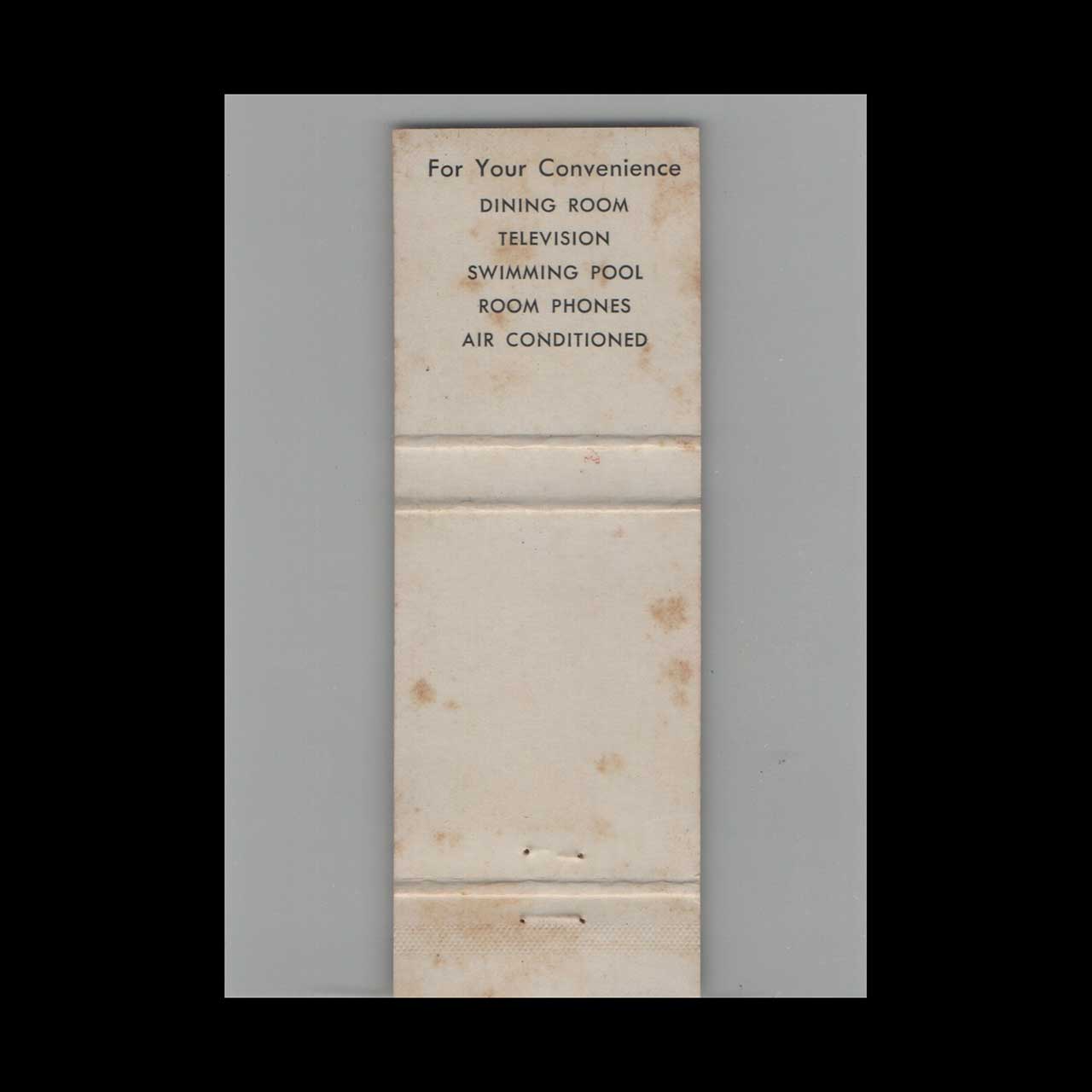 Matchbook Cover Shangri La Motel & Restaurant Ocala FL Matchbook Cover Shangri La Motel & Restaurant Ocala FL